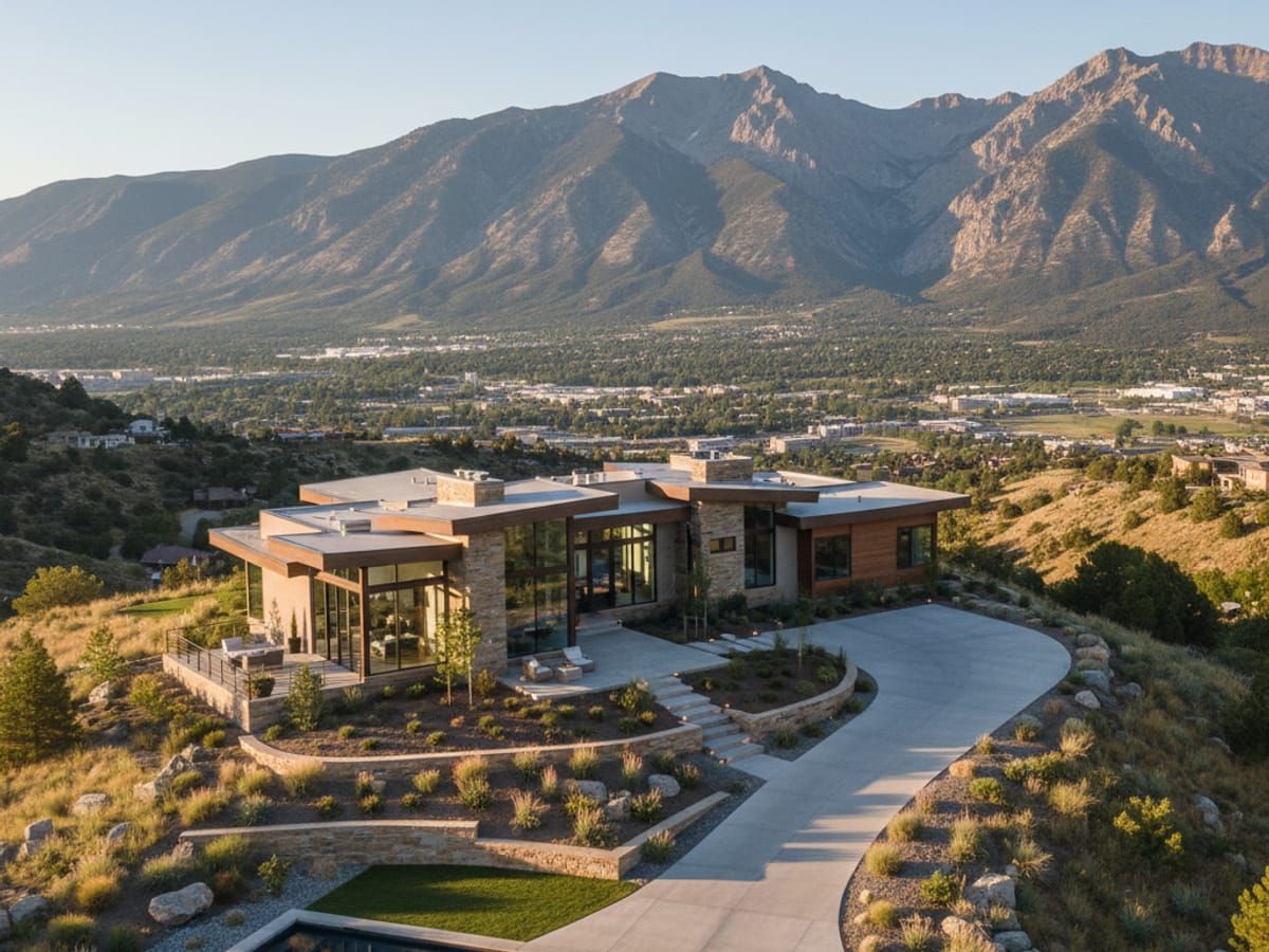 Holladay deck with Wasatch Mountain proximity