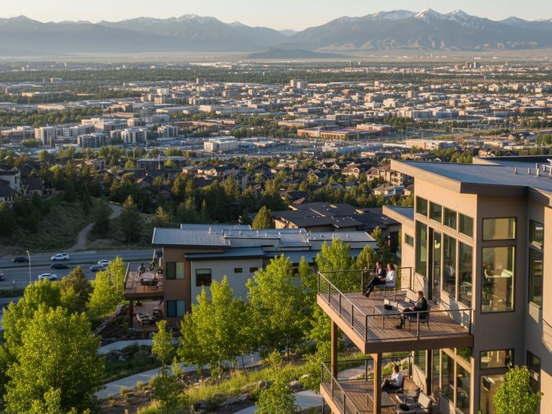 Crescent View neighborhood in Sandy