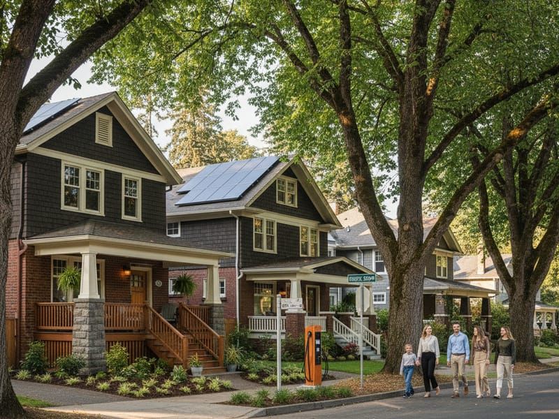 Historic Downtown Sandy neighborhood