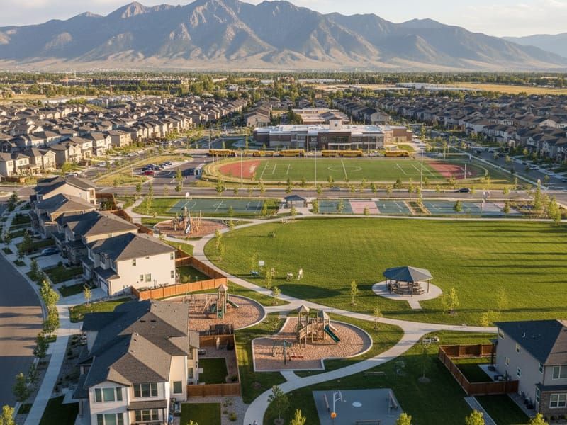 Lone Peak neighborhood in Sandy